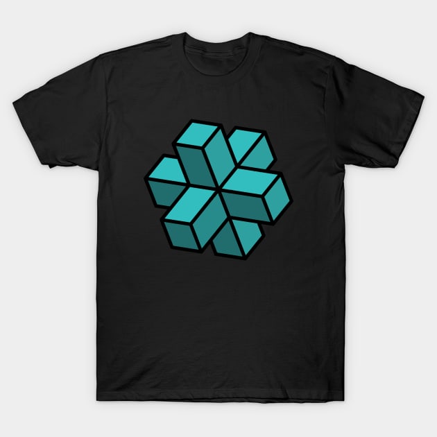 blue asterisc T-Shirt by nostalgia